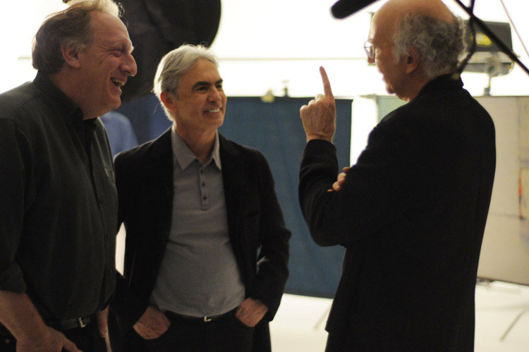 David Steinberg with Larry David and Alan Zweibel