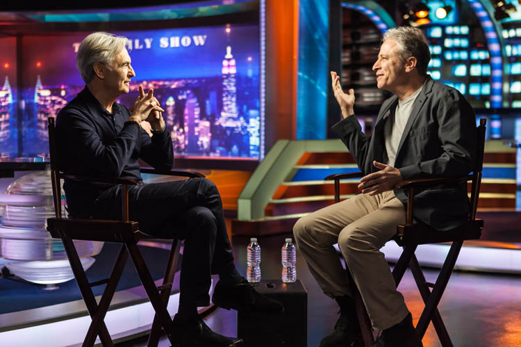 David Steinberg with Jon Stewart on Showtime's Inside Comedy