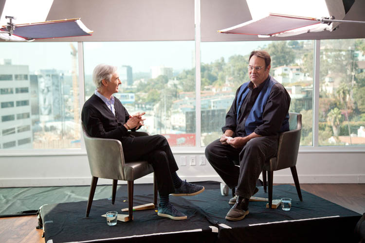 David Steinberg with Dan Aykroyd on Showtime's Inside Comedy